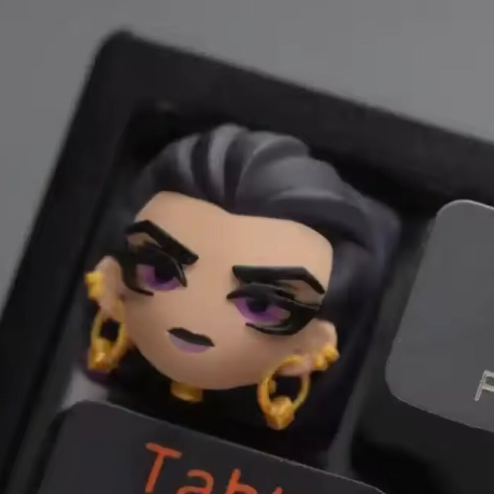 New! VALORANT Reyna Artisan keycap, Riot Games, Gaming keycap, cute